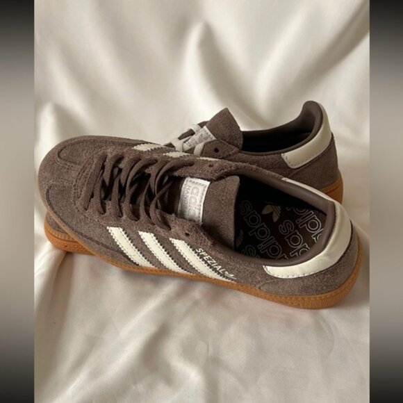 NWT Women's Adidas Handball Spezial Shoes Brown White - Picture 8 of 9